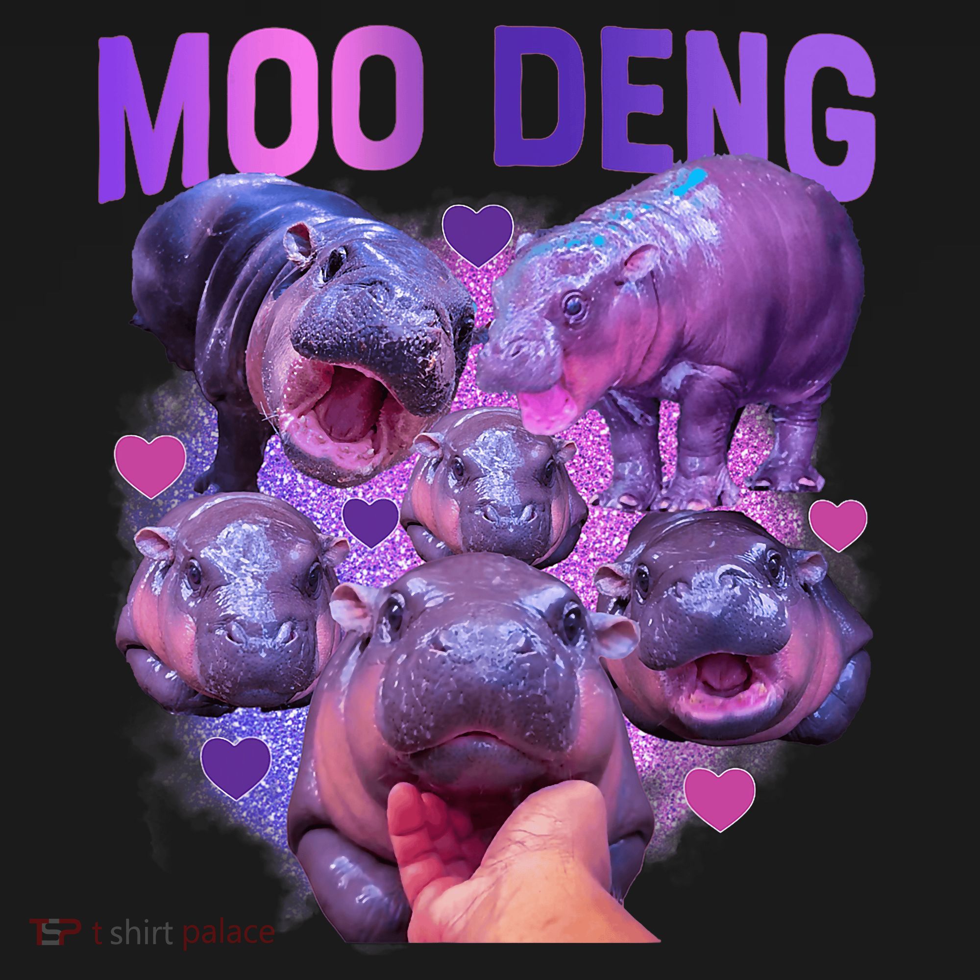 Cute Moo Deng Funny Baby Hippo Pygmy Hippopotamus Women's Tank Top