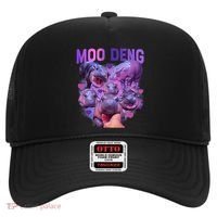Cute Moo Deng Funny Baby Hippo Pygmy Hippopotamus Hat thumb 0