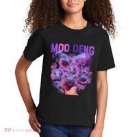 Cute Moo Deng Funny Baby Hippo Pygmy Hippopotamus Kids T-Shirt thumb 2