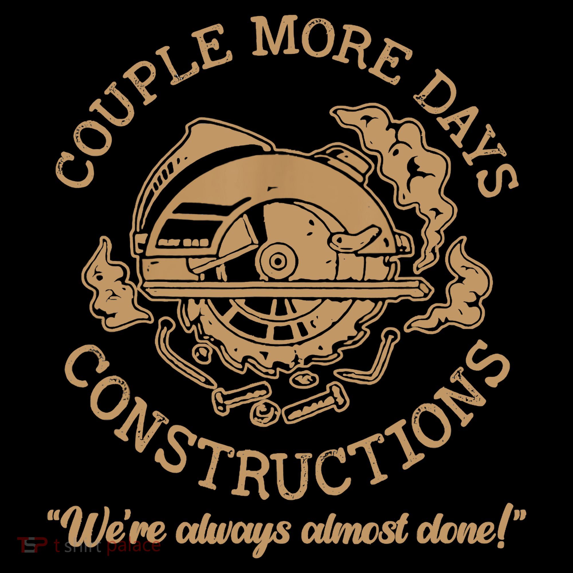 Couple More Days Construction We’re Always Almost Done Ornament
