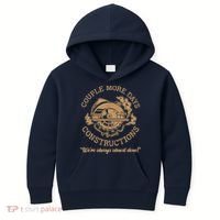 Couple More Days Construction We’re Always Almost Done Kids Hoodie thumb 0