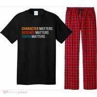 Character Matters Decency Matters Truth Matters America Pajama Set thumb 0