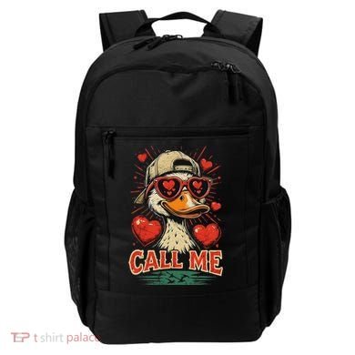 Call Me Duck Hunting ValentineS Day Mallard Duck Backpack