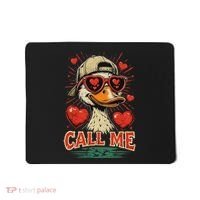 Call Me Duck Hunting ValentineS Day Mallard Duck Mousepad thumb 0