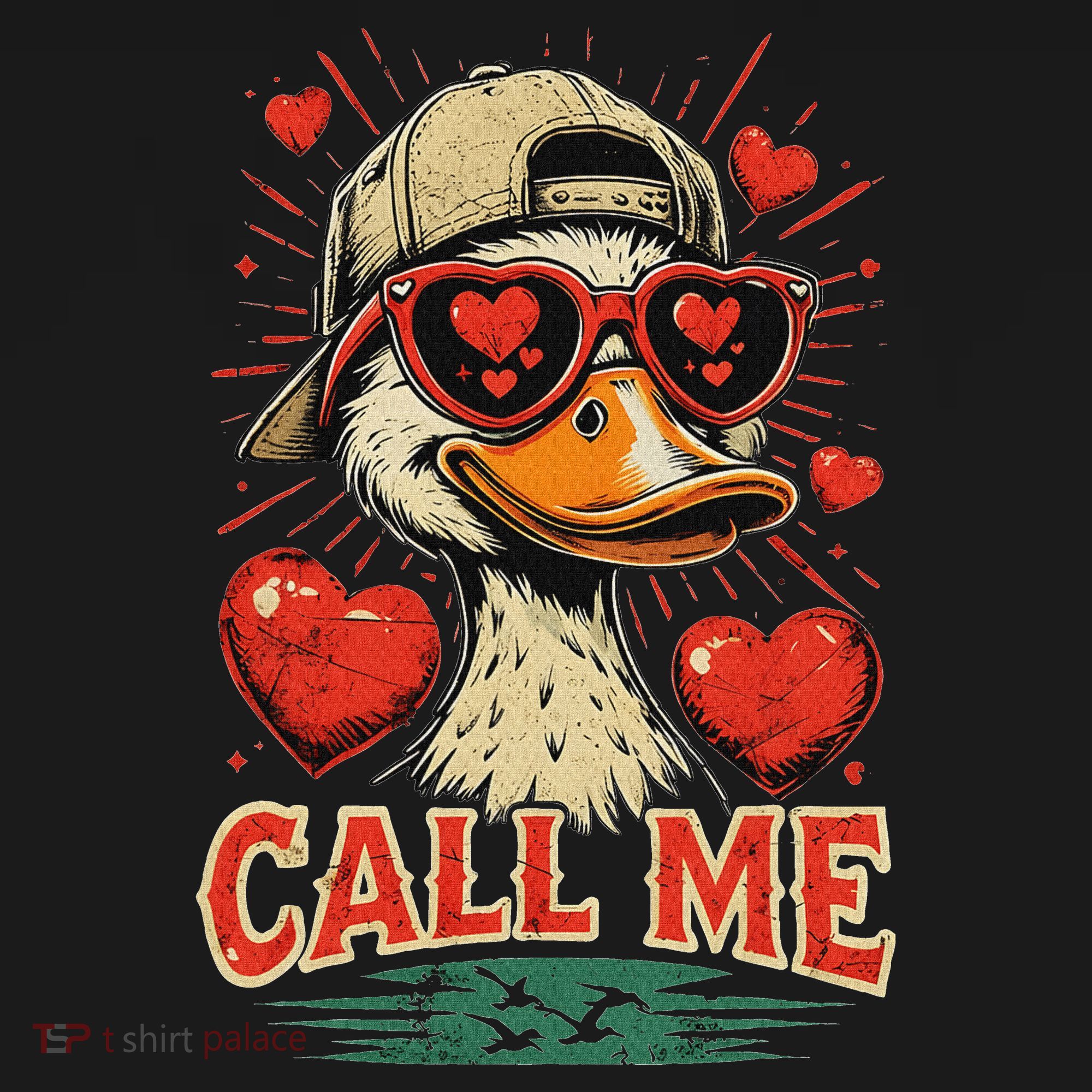 Call Me Duck Hunting ValentineS Day Mallard Duck Women's Tank Top