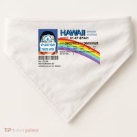 Custom Mclovin Driver License Upload Photo USA-Made Doggie Bandana thumb 0
