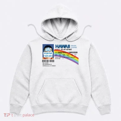 Custom Mclovin Driver License Upload Photo Hoodie