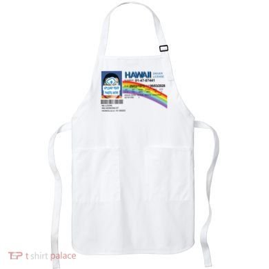 Custom Mclovin Driver License Upload Photo Apron