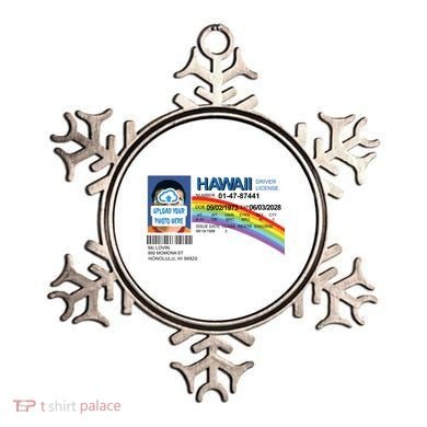 Custom Mclovin Driver License Upload Photo Ornament
