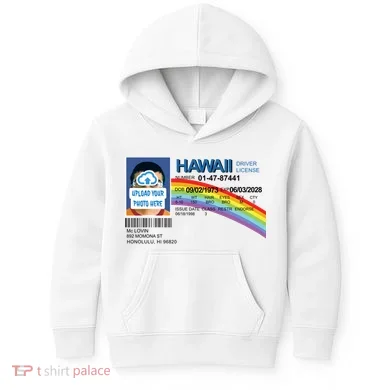 Custom Mclovin Driver License Upload Photo Kids Hoodie