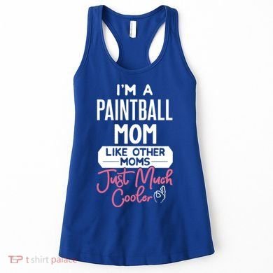 Cool Mothers Day Design Paintball Mom Gift Women's Tank Top