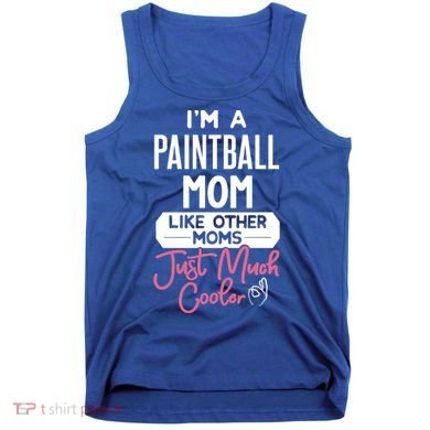 Cool Mothers Day Design Paintball Mom Gift Tank Top