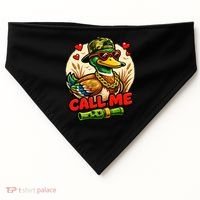 Call Me Duck Hunting USA-Made Doggie Bandana thumb 0