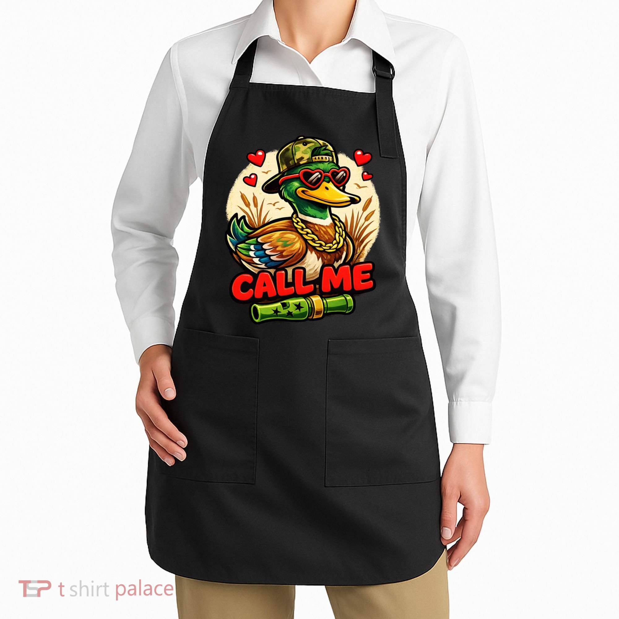 Call Me Duck Hunting Apron