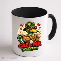 Call Me Duck Hunting Coffee Mug thumb 1