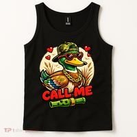 Call Me Duck Hunting Tank Top thumb 2