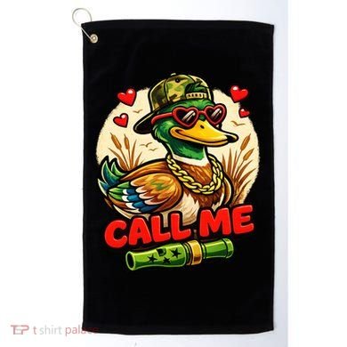 Call Me Duck Hunting Golf Towel