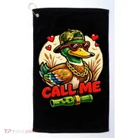 Call Me Duck Hunting Golf Towel thumb 0