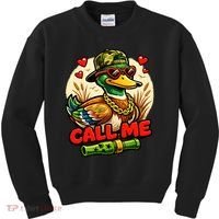 Call Me Duck Hunting Kids Sweatshirt thumb 0