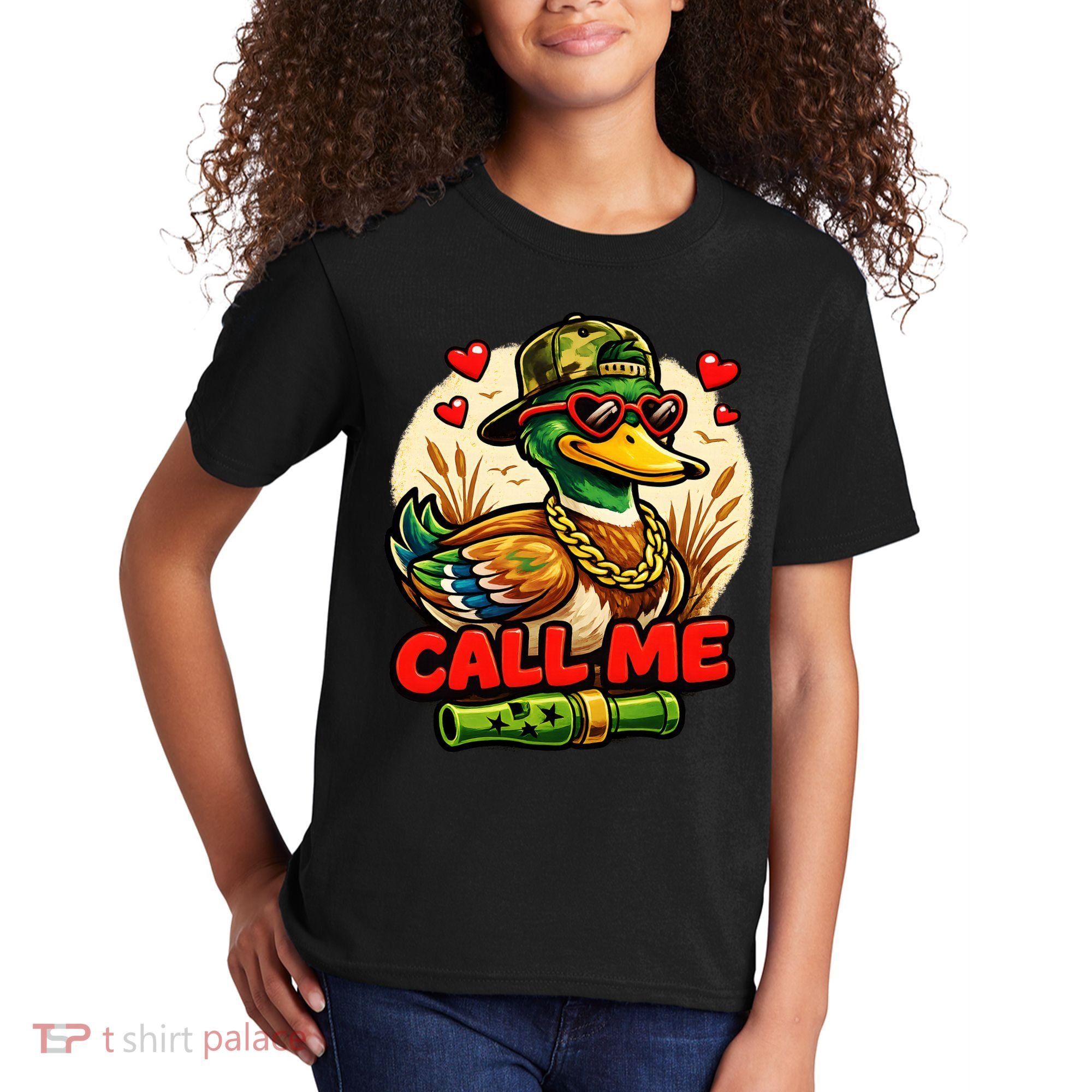 Call Me Duck Hunting Kids T-Shirt