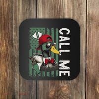 Call Me Duck Hunting Valentine Day Happy ValentineS Day Coaster thumb 0