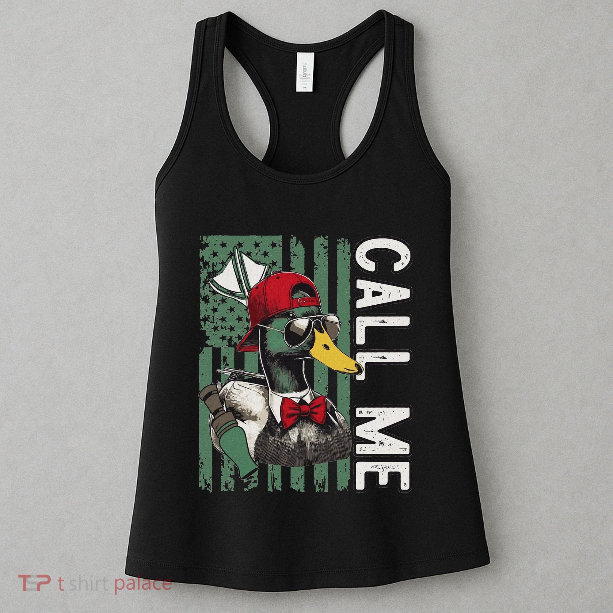 Call Me Duck Hunting Valentine Day Happy ValentineS Day Women's Tank Top