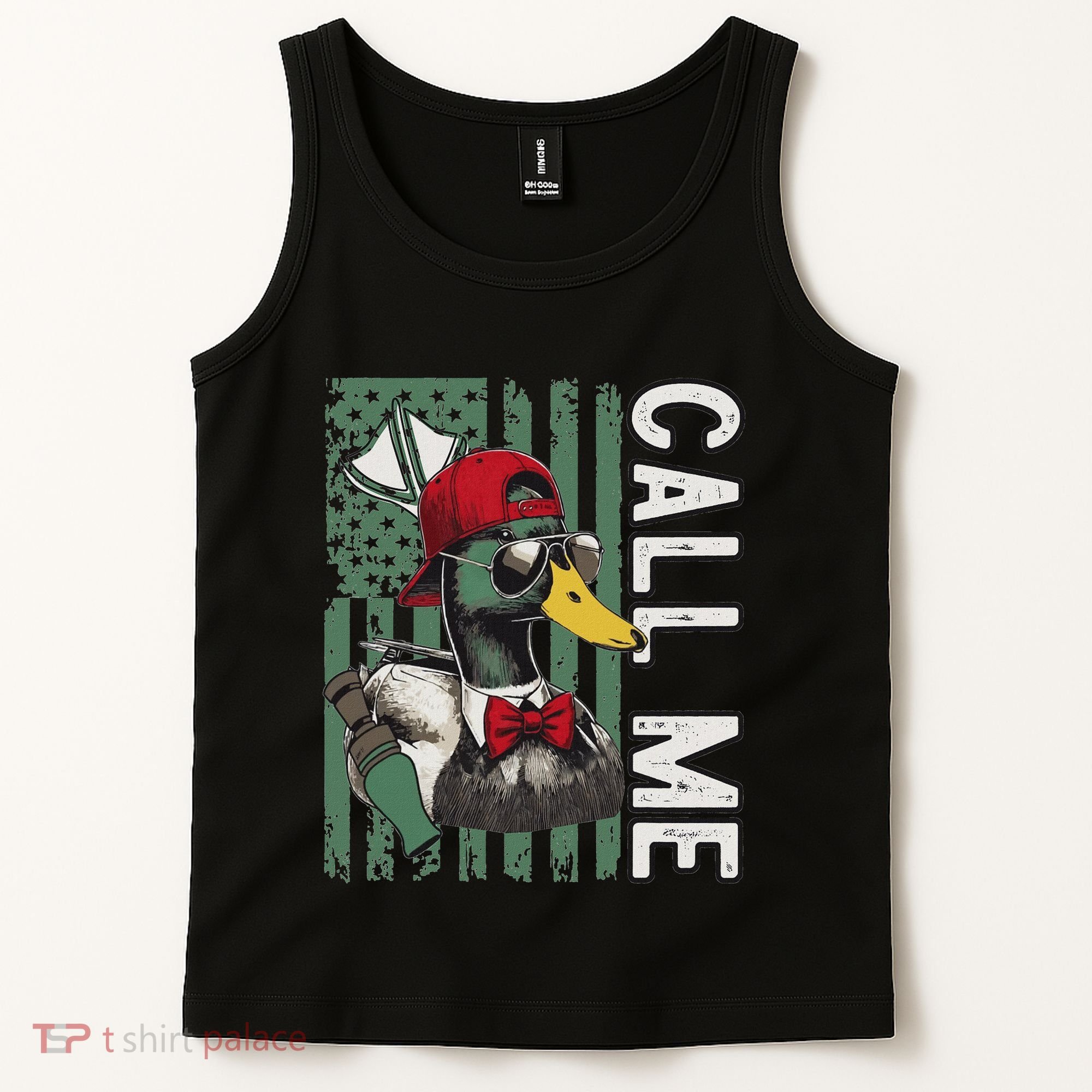 Call Me Duck Hunting Valentine Day Happy ValentineS Day Tank Top