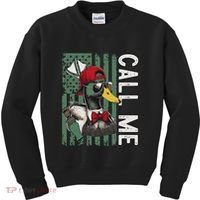 Call Me Duck Hunting Valentine Day Happy ValentineS Day Kids Sweatshirt thumb 0
