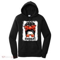 Cute Mother's Day Messy Bun Bowling Mom Sport Lover Gift Women's Hoodie thumb 0