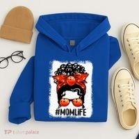 Cute Mother's Day Messy Bun Bowling Mom Sport Lover Gift Hoodie thumb 4