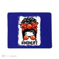 Cute Mother's Day Messy Bun Bowling Mom Sport Lover Gift Mousepad thumb 0