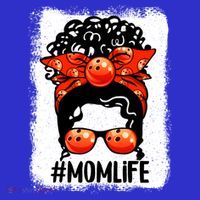Cute Mother's Day Messy Bun Bowling Mom Sport Lover Gift Tank Top thumb 6