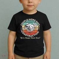 Couple More Days Construction We’re Always Almost Done Toddler T-Shirt thumb 2