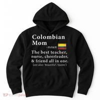 Colombian Mom Definition Colombia Flag Mothers Day Hoodie thumb 0