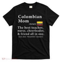 Colombian Mom Definition Colombia Flag Mothers Day T-Shirt thumb 0