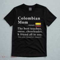 Colombian Mom Definition Colombia Flag Mothers Day T-Shirt thumb 5