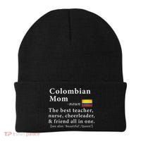 Colombian Mom Definition Colombia Flag Mothers Day Beanie thumb 0