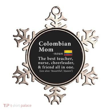Colombian Mom Definition Colombia Flag Mothers Day Ornament