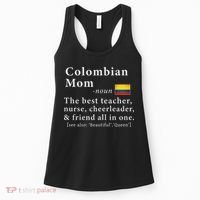 Colombian Mom Definition Colombia Flag Mothers Day Women's Tank Top thumb 0
