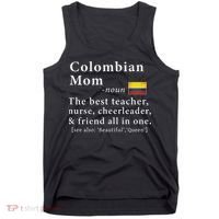 Colombian Mom Definition Colombia Flag Mothers Day Tank Top thumb 0