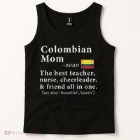 Colombian Mom Definition Colombia Flag Mothers Day Tank Top thumb 2