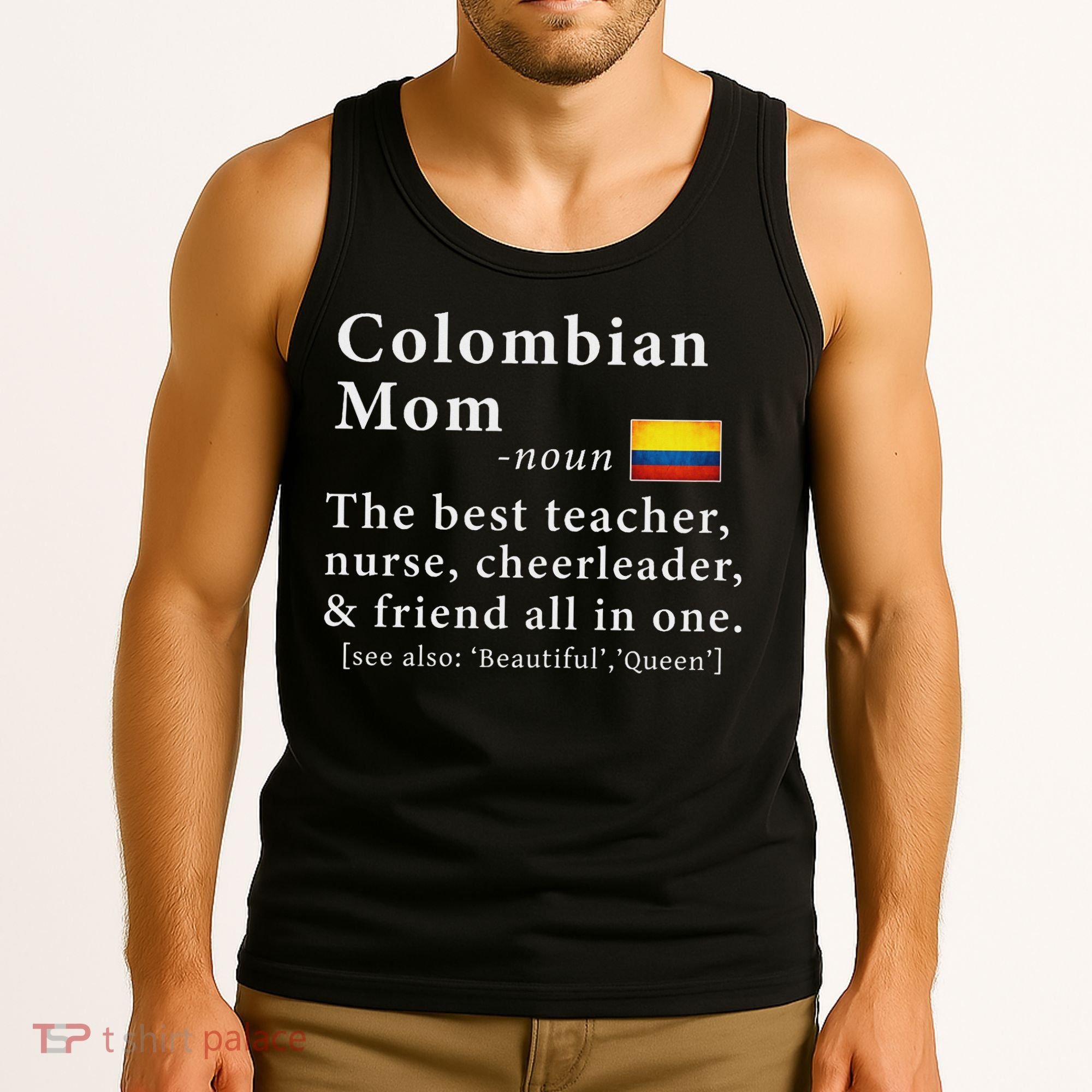 Colombian Mom Definition Colombia Flag Mothers Day Tank Top