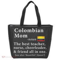 Colombian Mom Definition Colombia Flag Mothers Day Tote Bag thumb 0