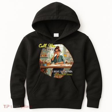 Call Me Dr Crafty Kids Hoodie