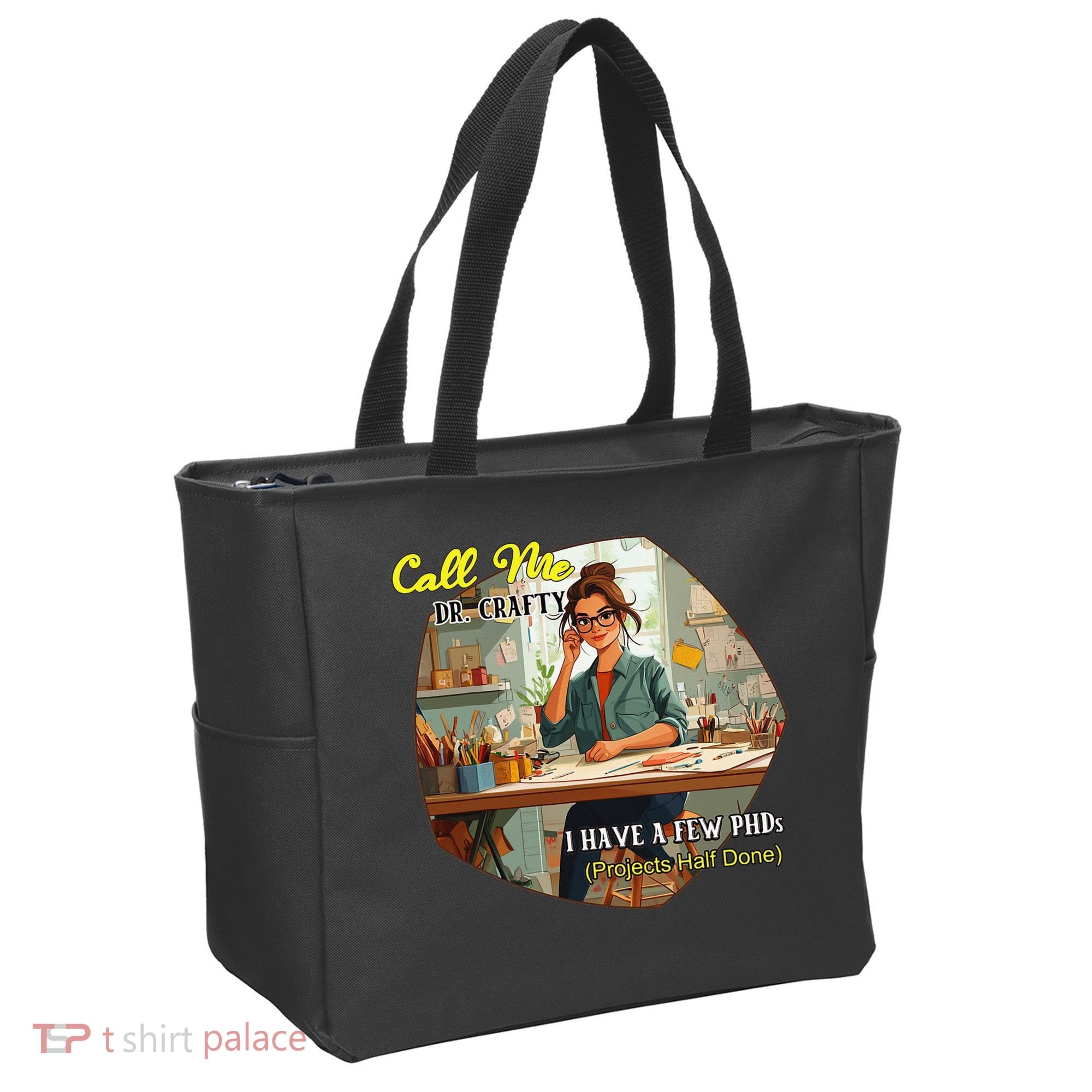 Call Me Dr Crafty Tote Bag
