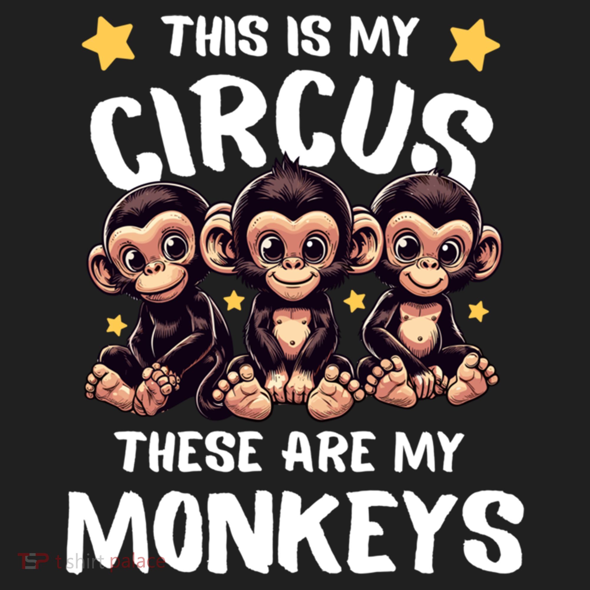Chimpanzee MotherS Day Mum Monkey Circus Funny Cute Gift Women's Sweatshirt