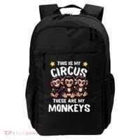 Chimpanzee MotherS Day Mum Monkey Circus Funny Cute Gift Backpack thumb 0