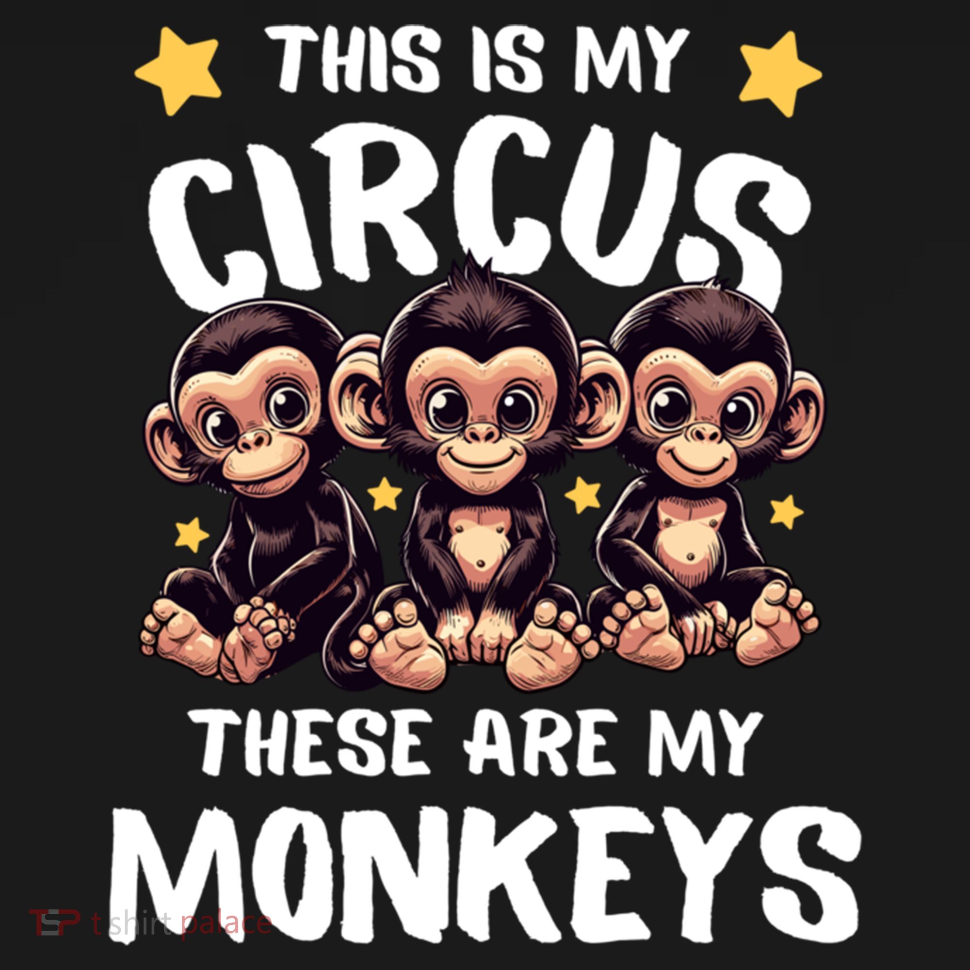 Chimpanzee MotherS Day Mum Monkey Circus Funny Cute Gift Bucket Hat