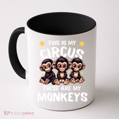 Chimpanzee MotherS Day Mum Monkey Circus Funny Cute Gift Coffee Mug