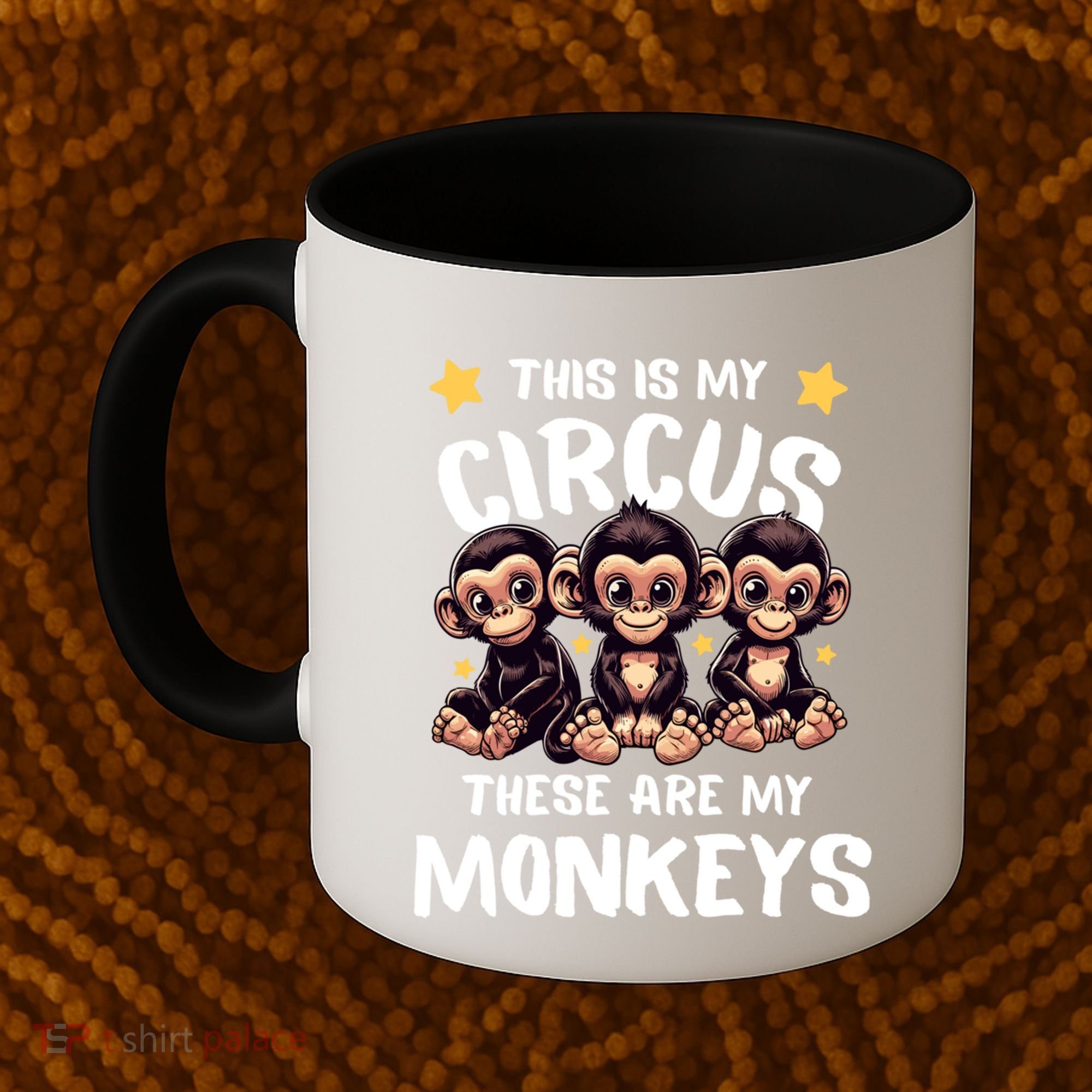 Chimpanzee MotherS Day Mum Monkey Circus Funny Cute Gift Coffee Mug